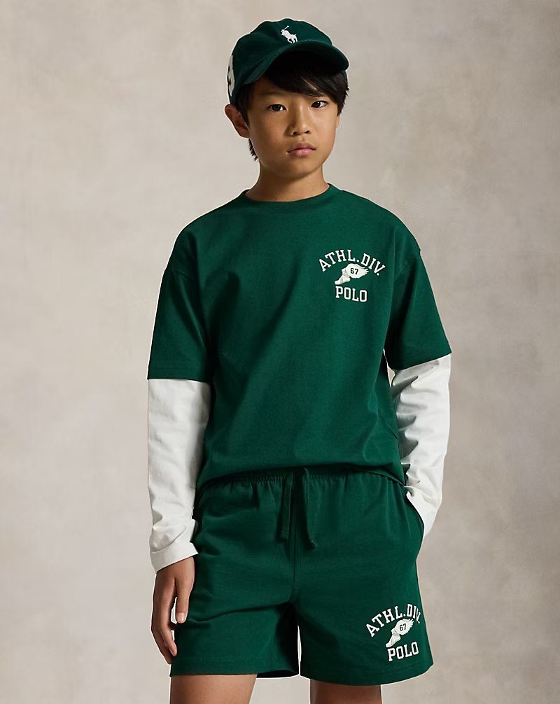 PRL Boy - Big Fit Cotton Layered-Effect Tee
