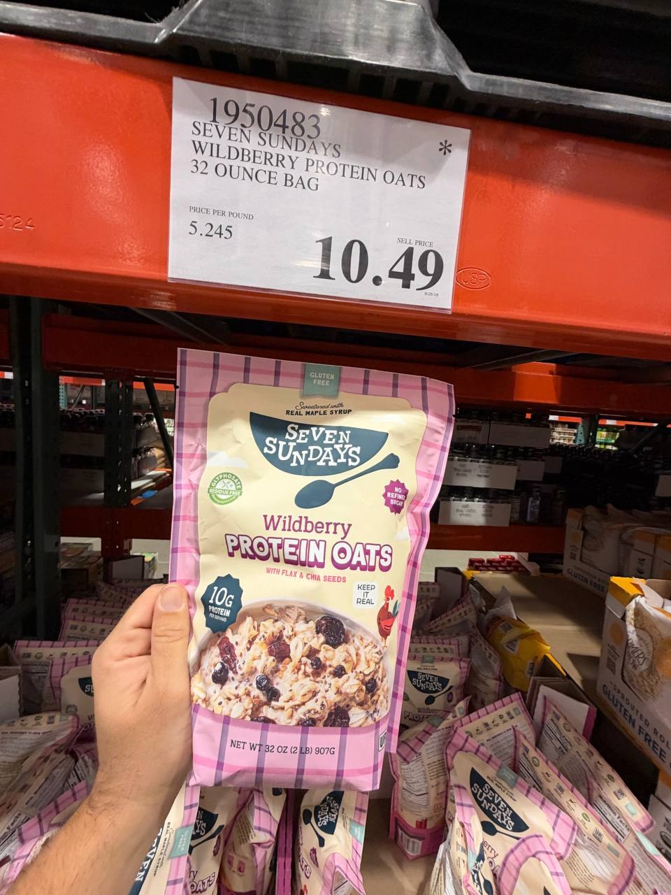 Costco - Seven Wildberry Protein Oats