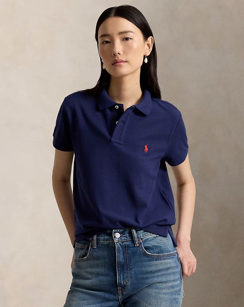 PRL Fem - The Iconic Classic Fit Mesh Polo Shirt