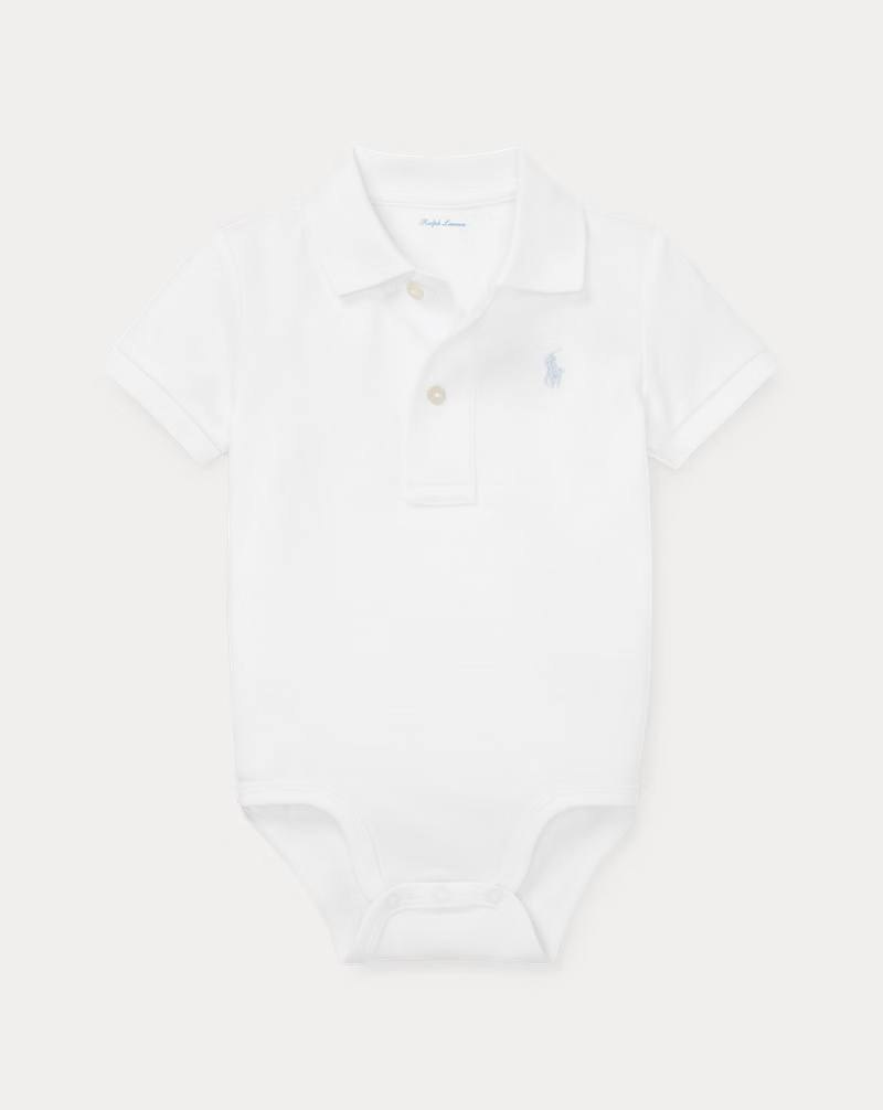 PRL- Soft Cotton Polo Bodysuit