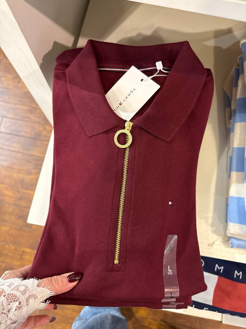 Tommy Fem - Camisa Polo Manga Curta