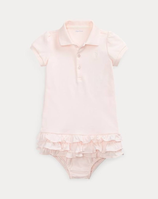 PRL Girl- Ruffled Polo Dress & Bloomer