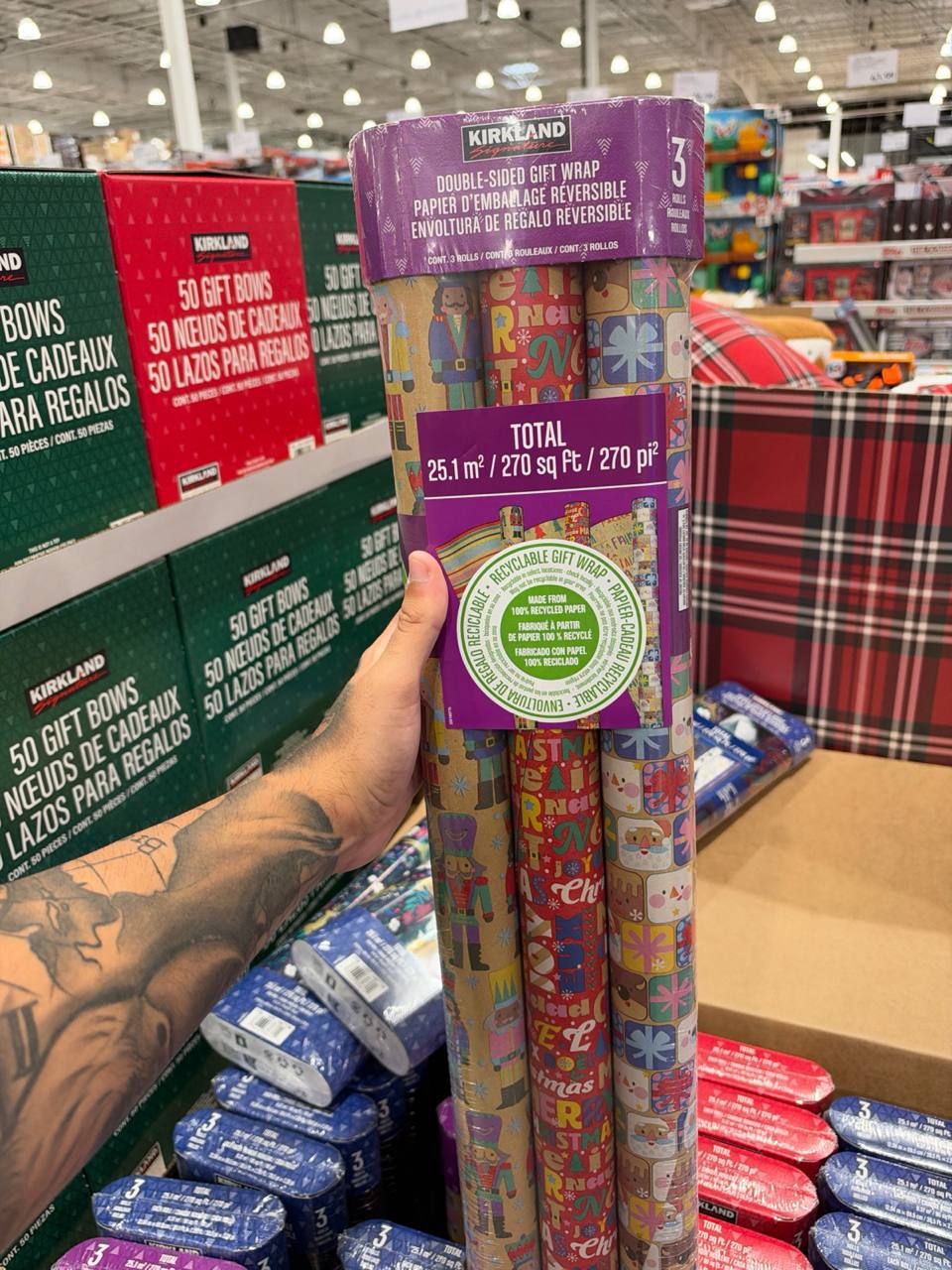 Costco- Kirkland Double-sided Gift Wrap