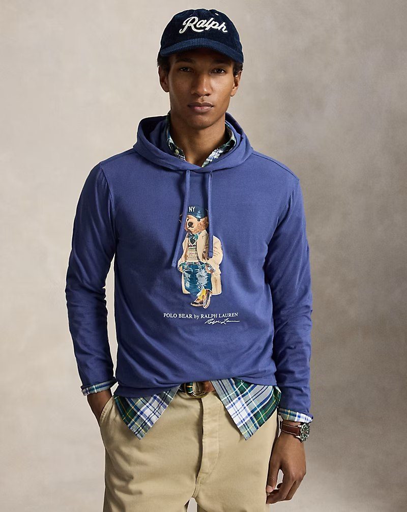PRL Masc - Polo Bear Jersey Hooded T-Shirt