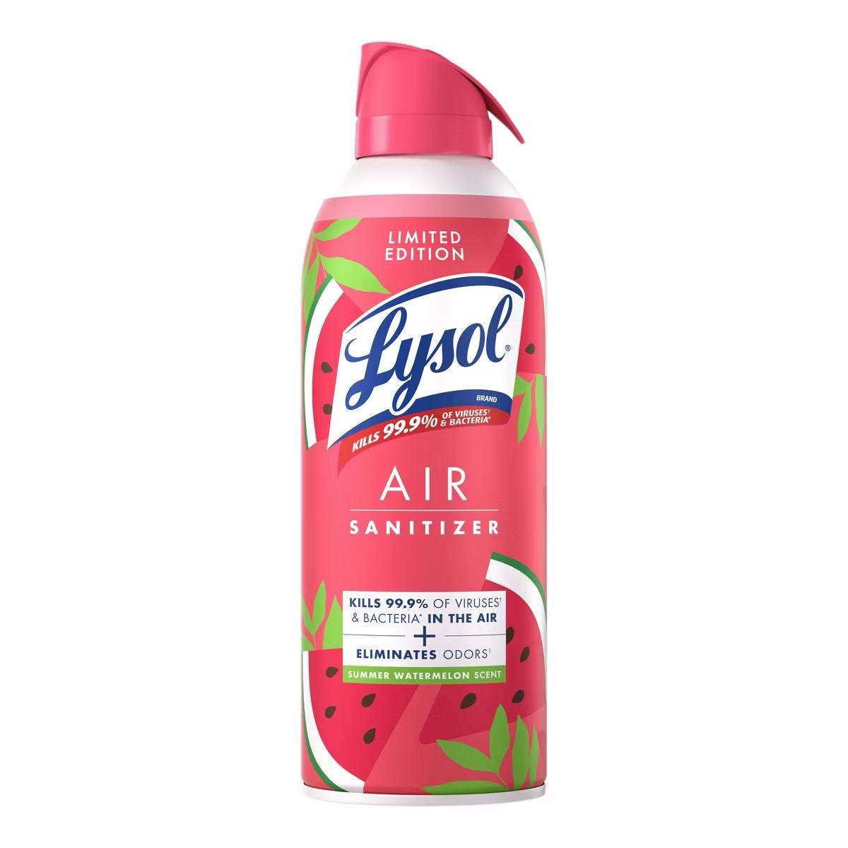 Target - Lysol Watermelon Air Sanitizer - 10oz: Aerosol, Household Cleaner, Recommended for Air
