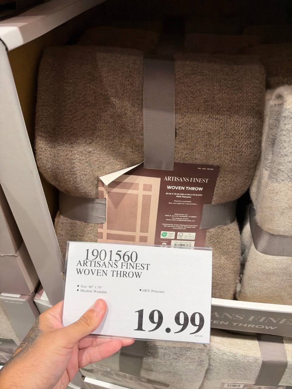 Costco- Woven Throw