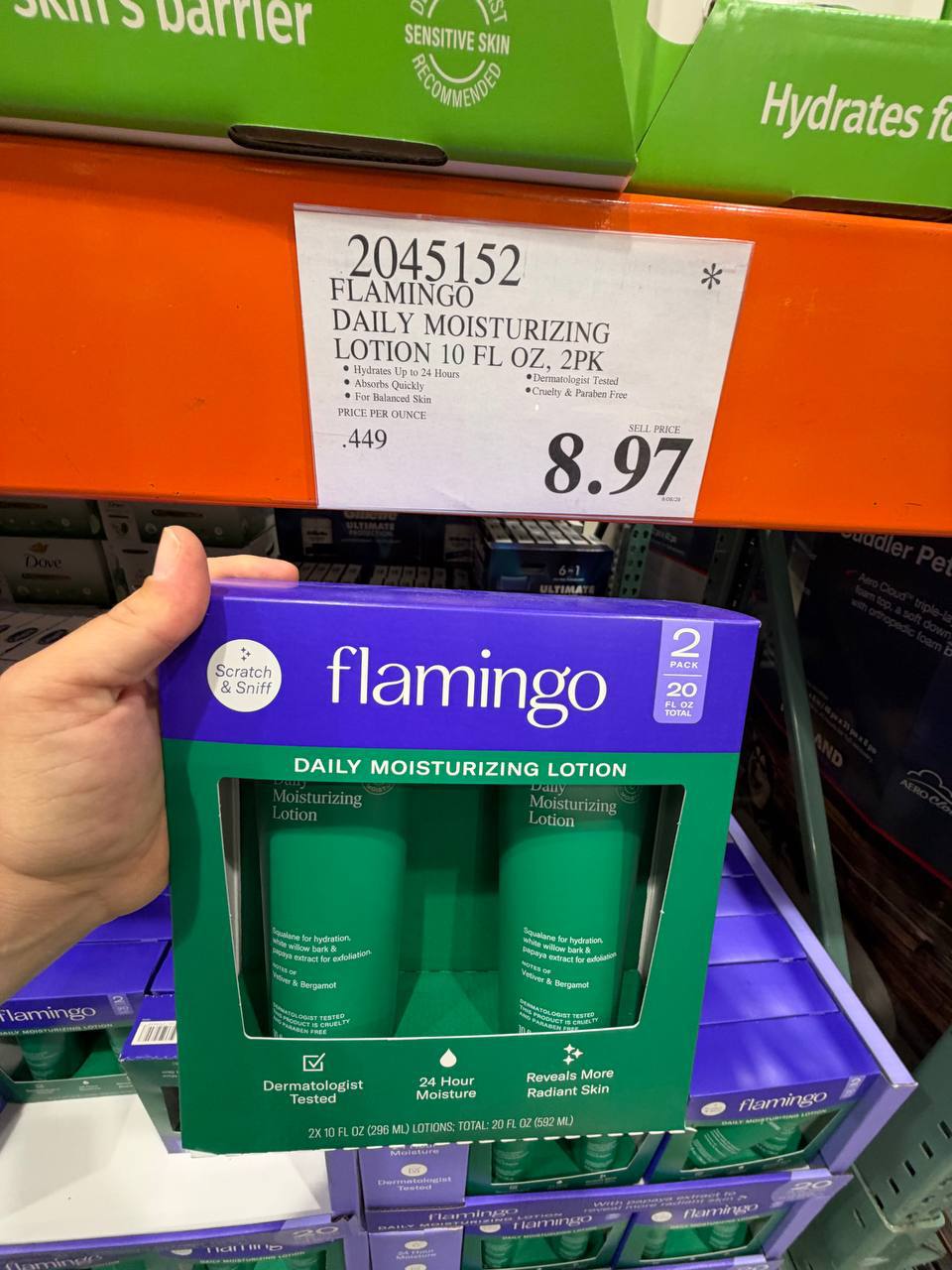 Costco - Flamingo Daily Moisturizing Lotion