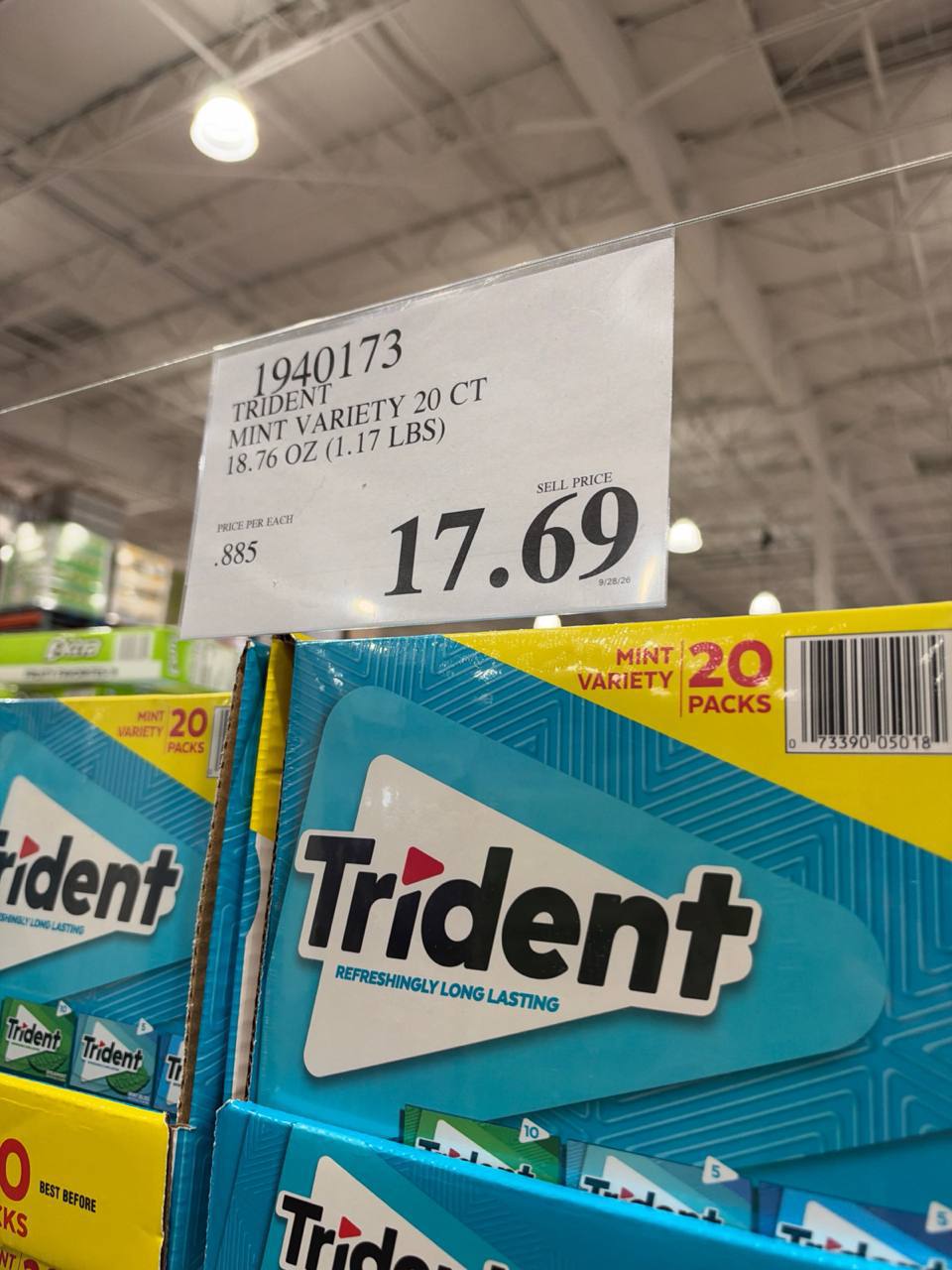 Costco- Trindent Mint Variety 20CT