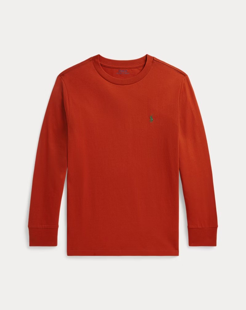 PRL Boy - Cotton Jersey Long-Sleeve Tee