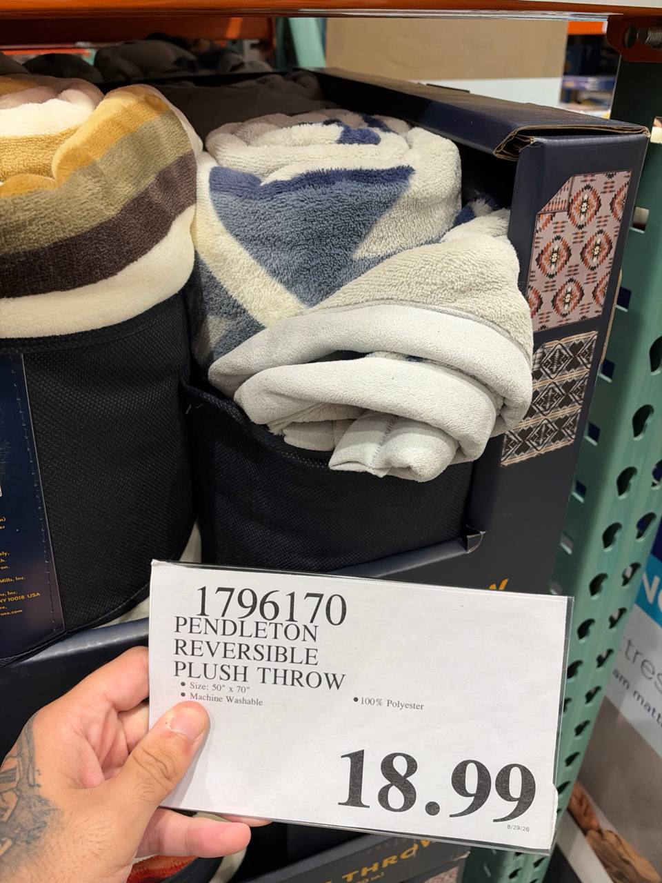 Costco- Reversible Plush Throw