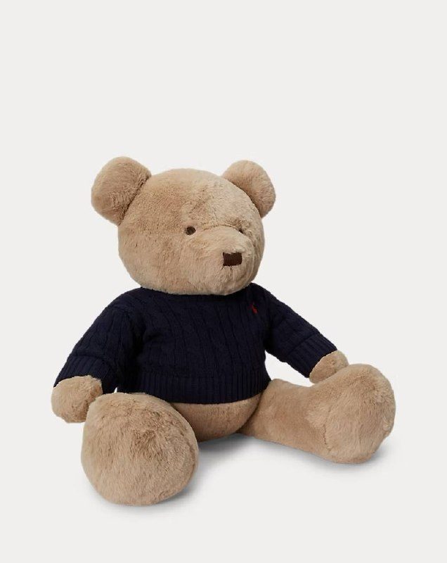 PRL Baby - Large Cable-Sweater Polo Bear