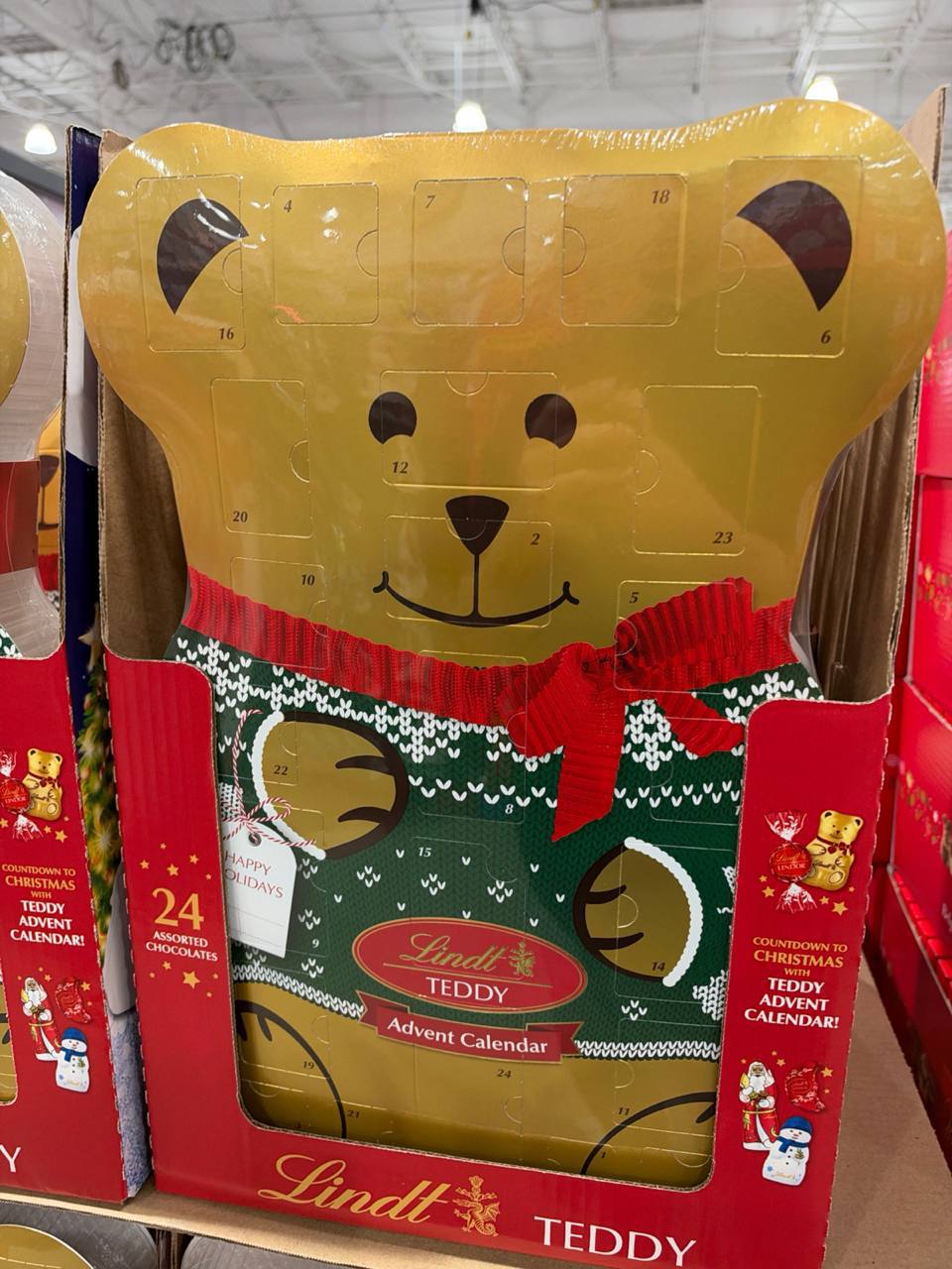 Costco- Calendário do advento lindt teddy