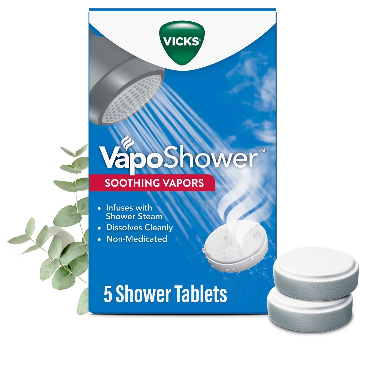 Target - Vicks VapoShower Soothing Vapors Tablets - 5ct