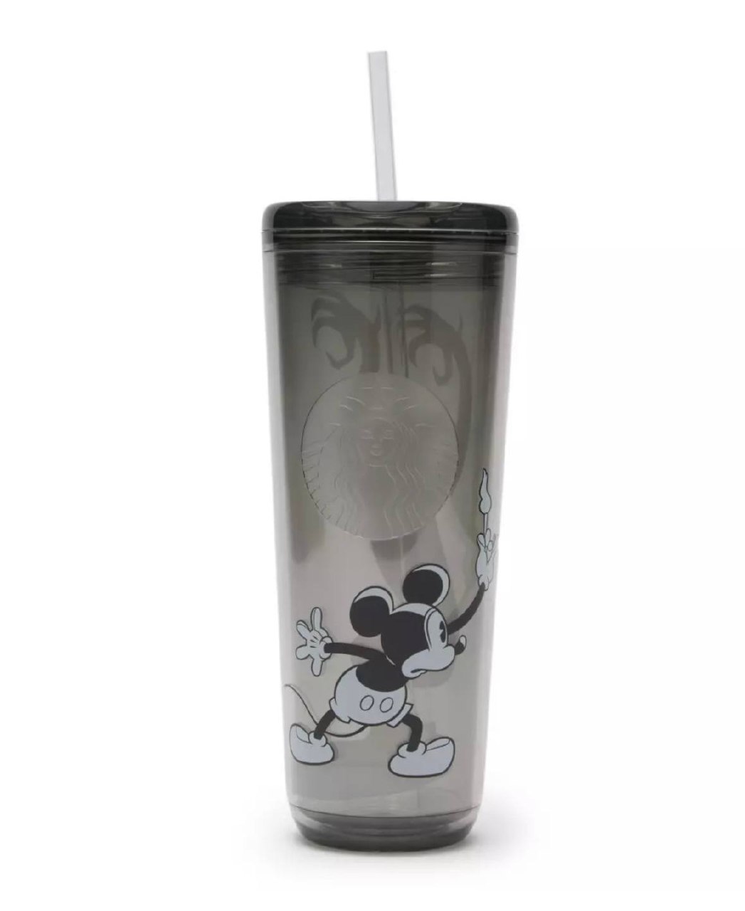Disney - Mickey Mouse Translucent 24 oz. Starbucks® Tumbler with Straw – The Haunted House – Exclusive