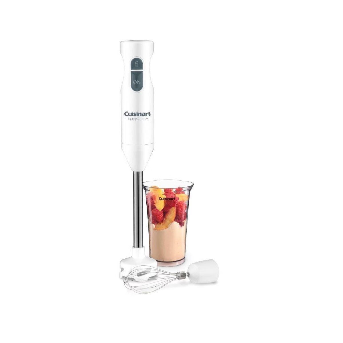 Target -Cuisinart Quick-Prep Single-Speed Hand Blender - White - CHB-60TG: 250W Immersion Blender, Handheld Mixer, Stainless Steel