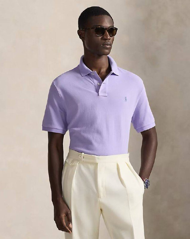PRL Masc- The Iconic Mesh Polo Shirt - All Fits