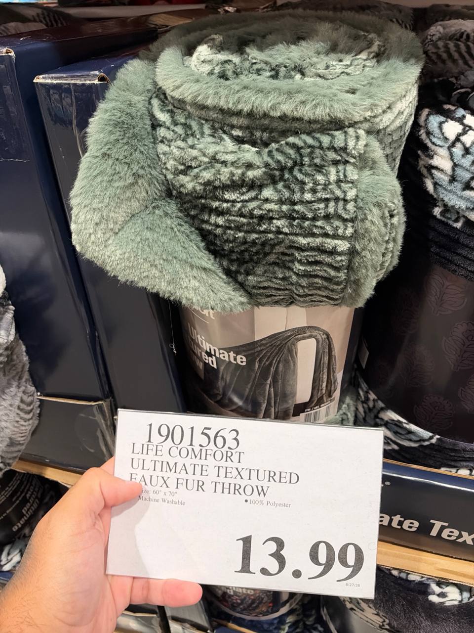 Costco- Fur Throw