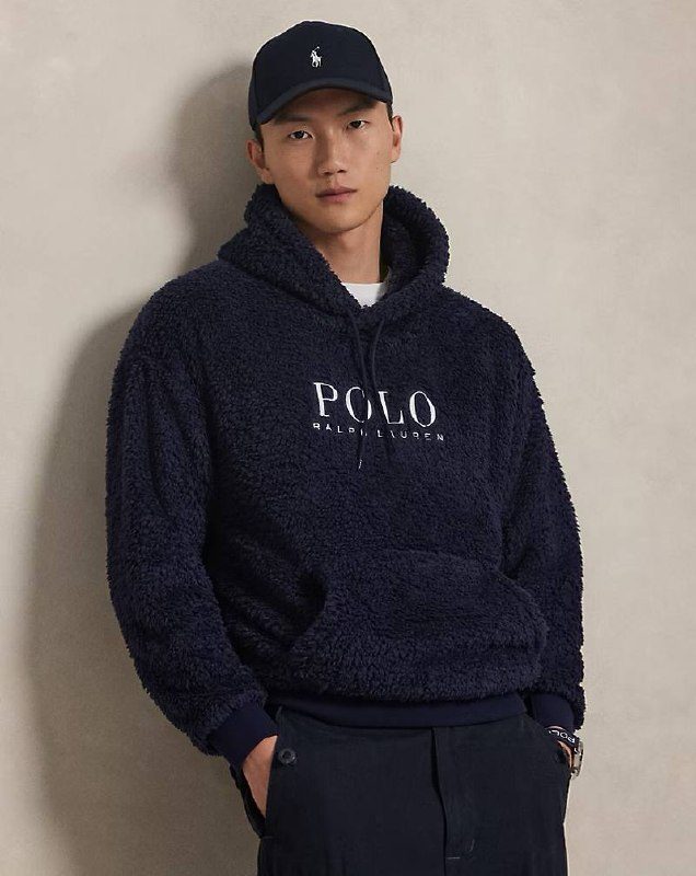 PRL Masc- Logo Pile Fleece Hoodie