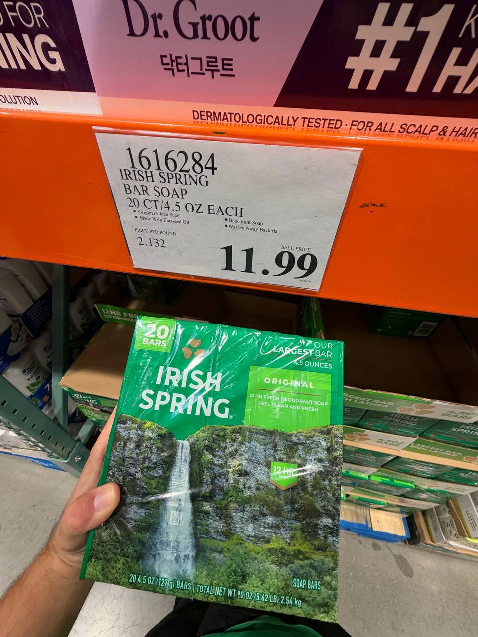 Costco - Irish Spring Bar Soap