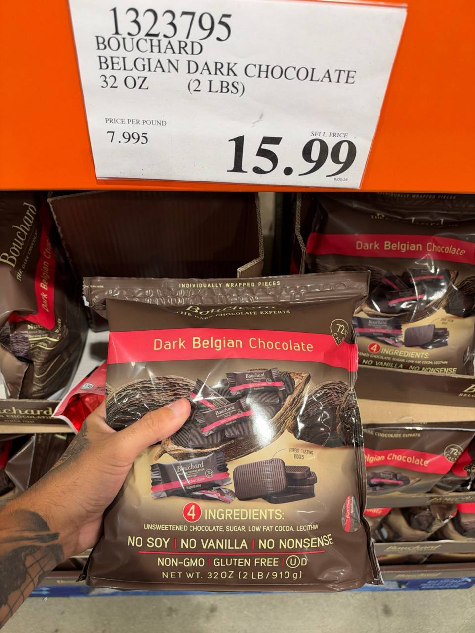 Costco- Bouchard Belgian Dark Chocolate