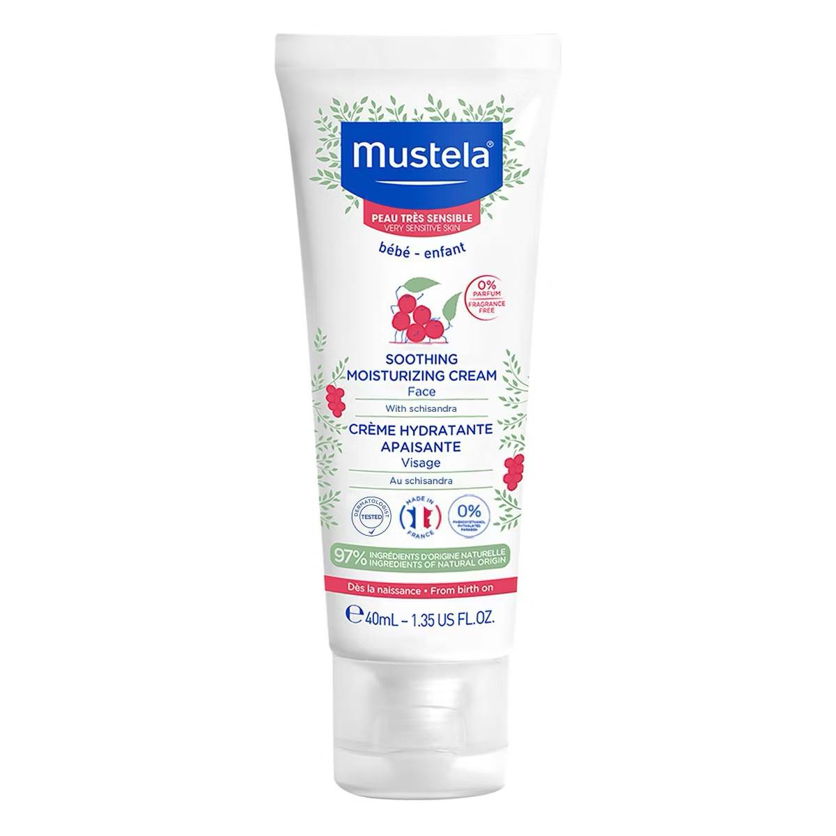 Target - Mustela Sensitive Soothing Moisturizing Baby Face Cream - Unscented - 1.35 fl oz
