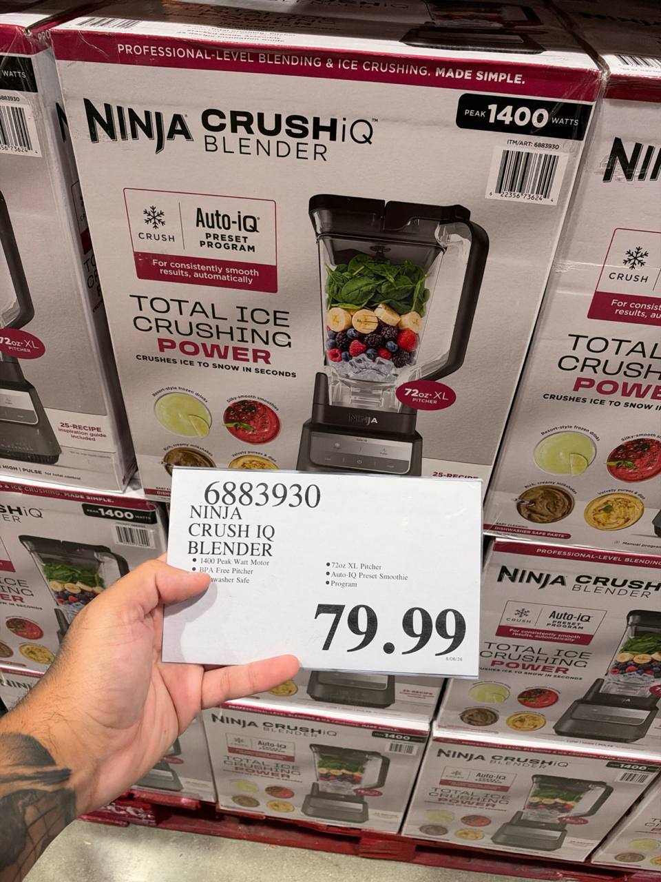 Costco - Ninja Crush iQ Total Ice Crushing Power