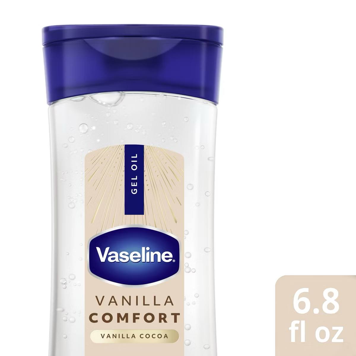 Target - Vaseline Comfort Moisturizing Gel Body Oil Vanilla - 6.8 fl oz