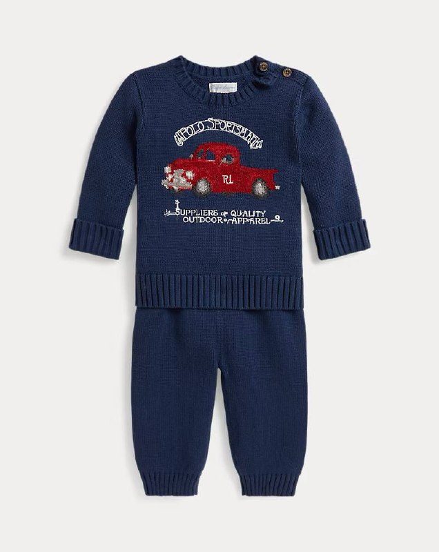 PRL Boy- Polo Sportsman Cotton Sweater & Pant