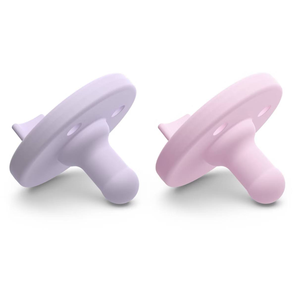 Target- Philips Avent Soothie Pacifiers 0-3m - Fresh Lilac/Pastel Pink - 2pk: Silicone BPA-Free, Infant Safe