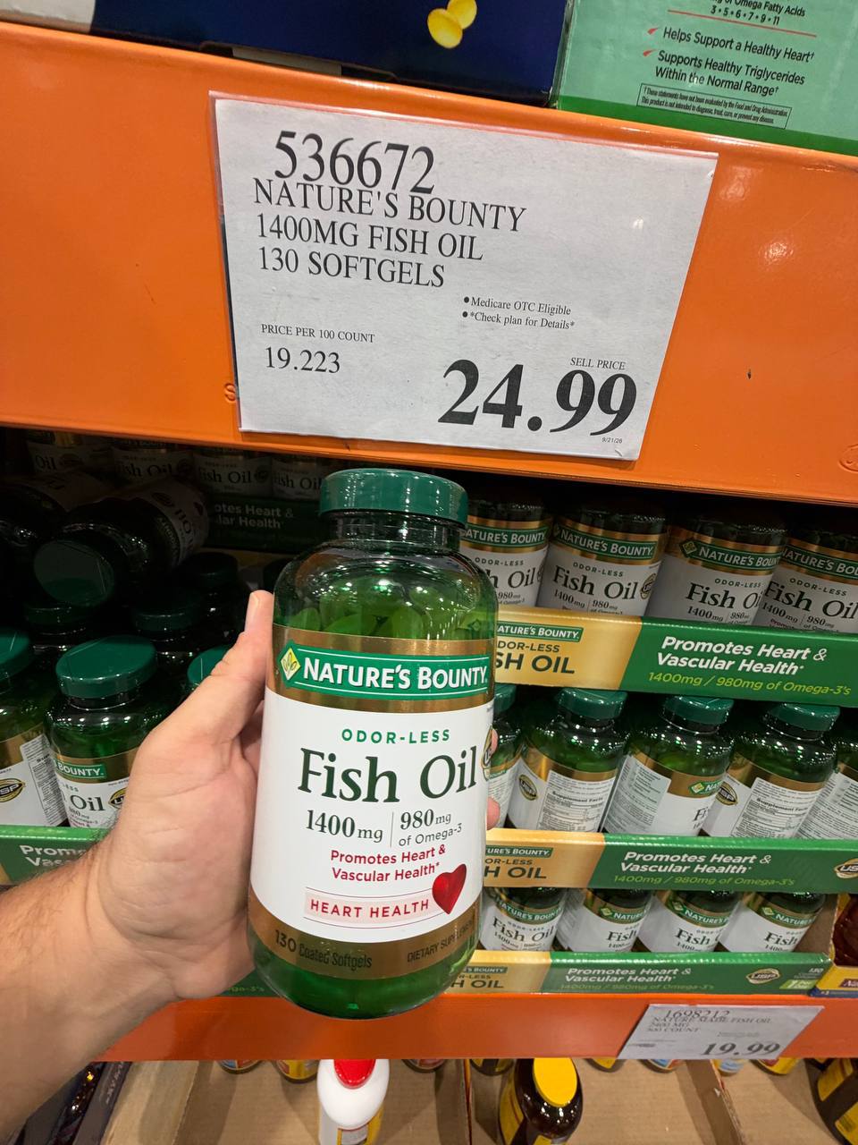 Costco - Fish Oil Natures Bounty