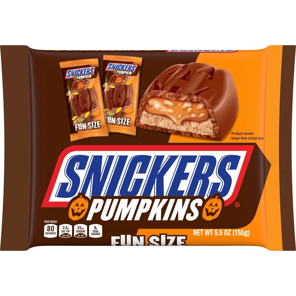 Target - Snickers Pumpkins Halloween Candy Fun Size - 5.5oz