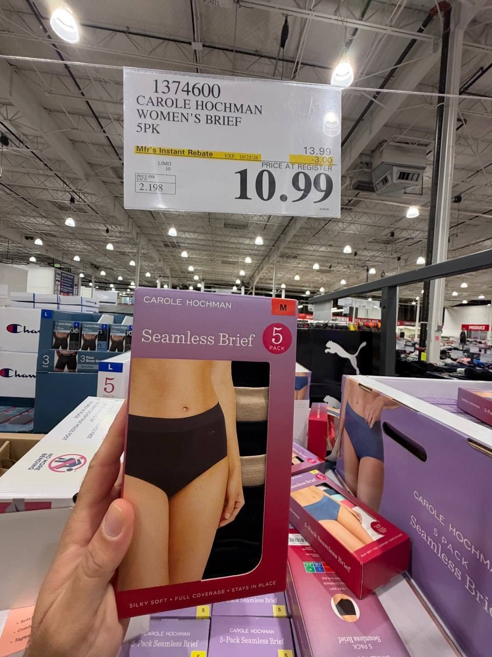 Costco Fem - Carole Hochman Brief 5pk
