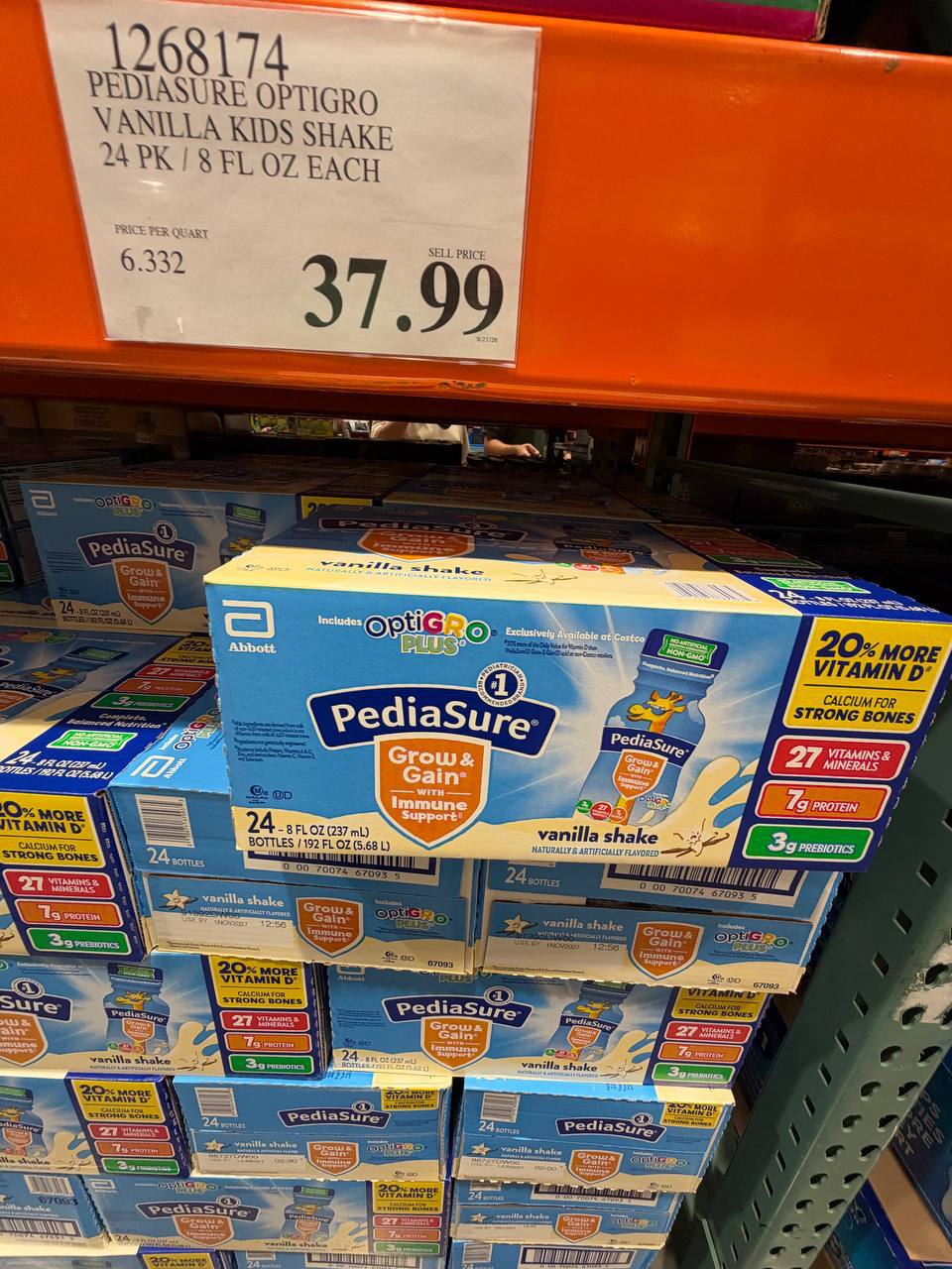 Costco - Pediasure Optigro Vanilla Kids