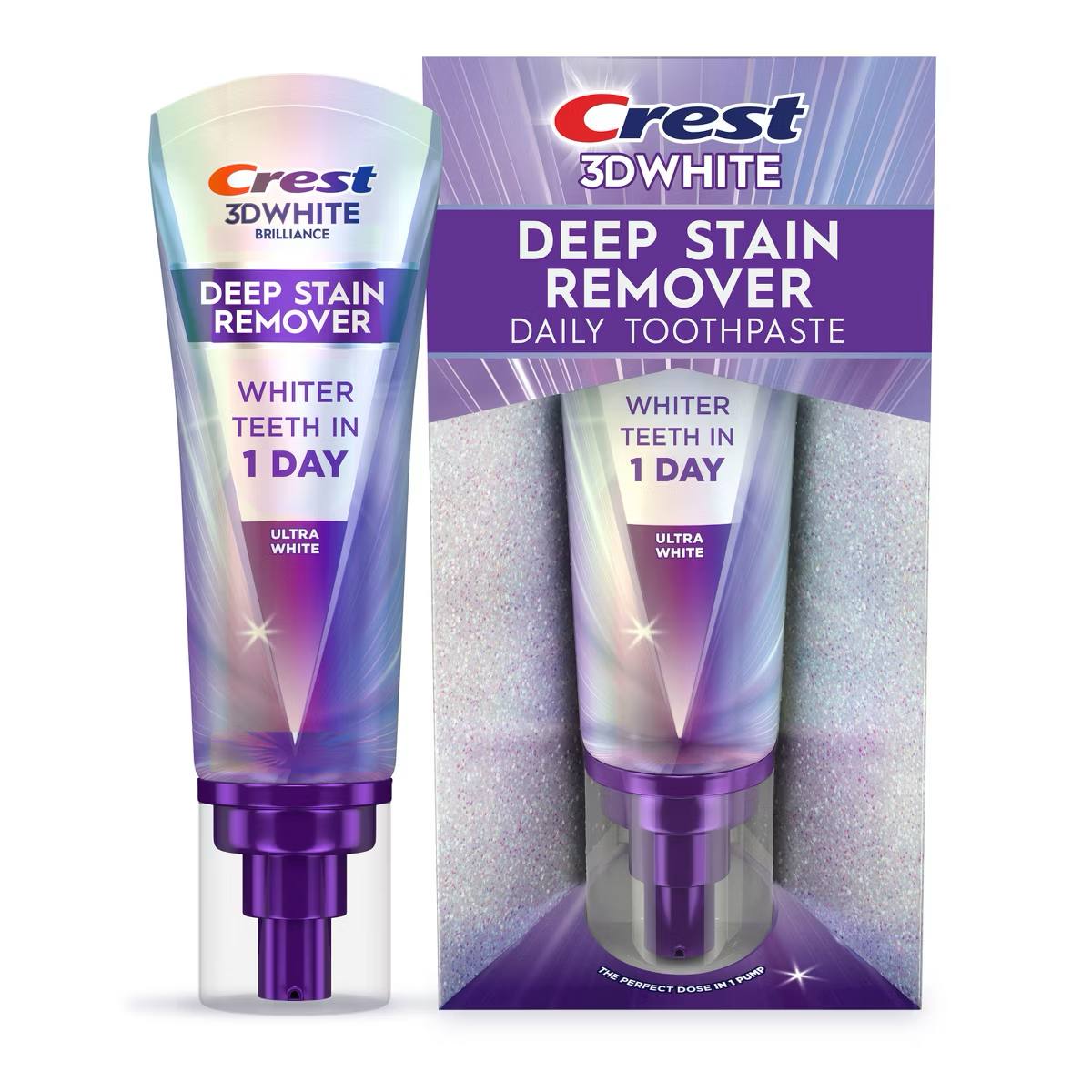 Target - Crest 3D White Deep Stain Remover Daily Toothpaste - Ultra White - 3.1oz
