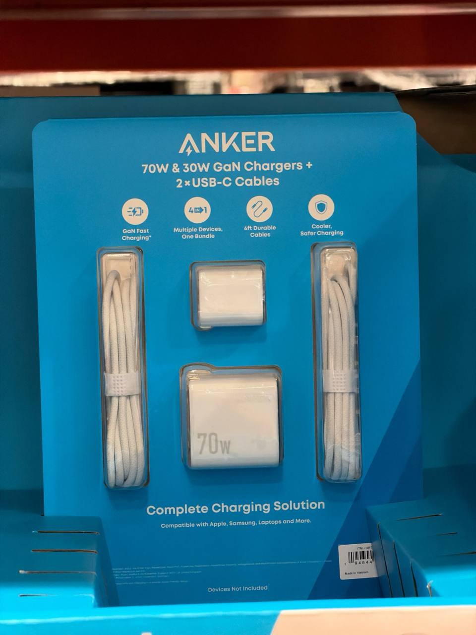 Costco - ANKER 70W & 30W Charging