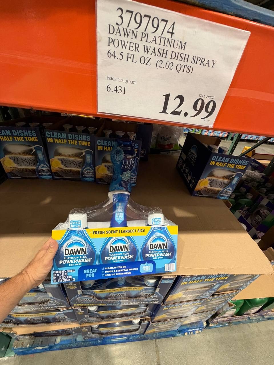 Costco - Dawn Platinum Power Wash Dish spray