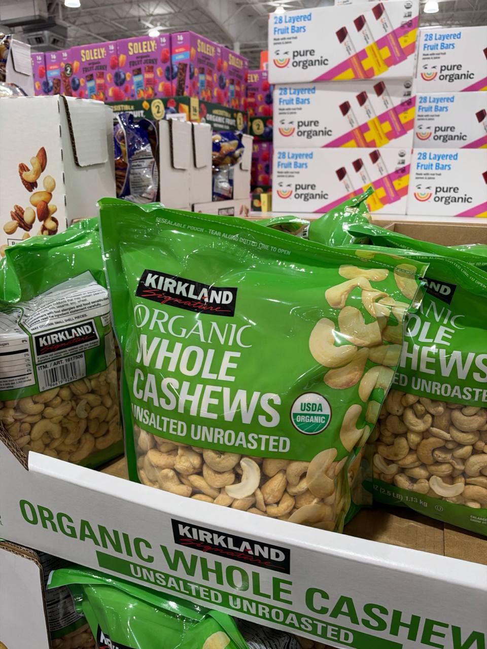 Costco- Kirkland Organic Whole Cashews
