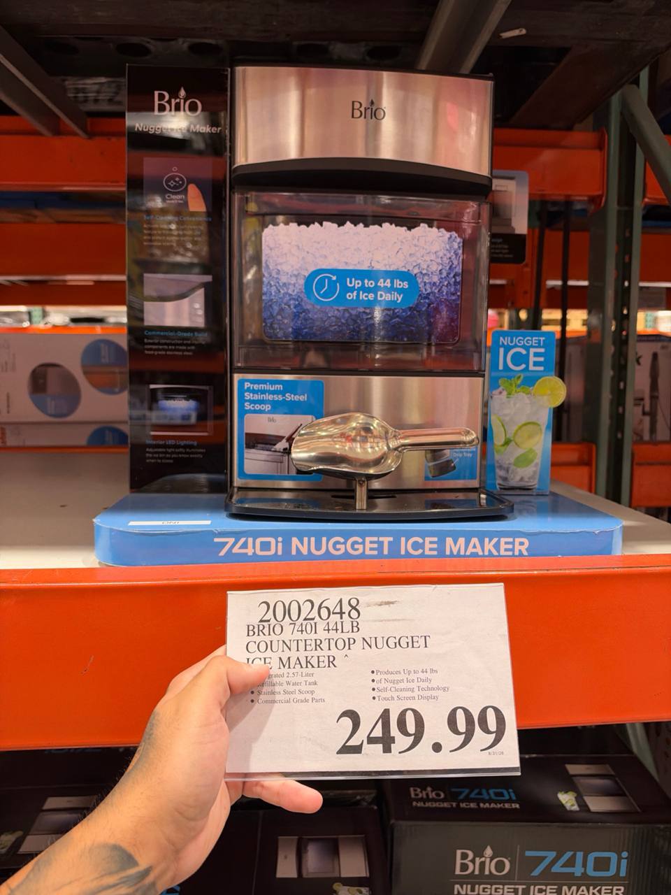 Costco - Brio Countertop Nugget Ice Maker