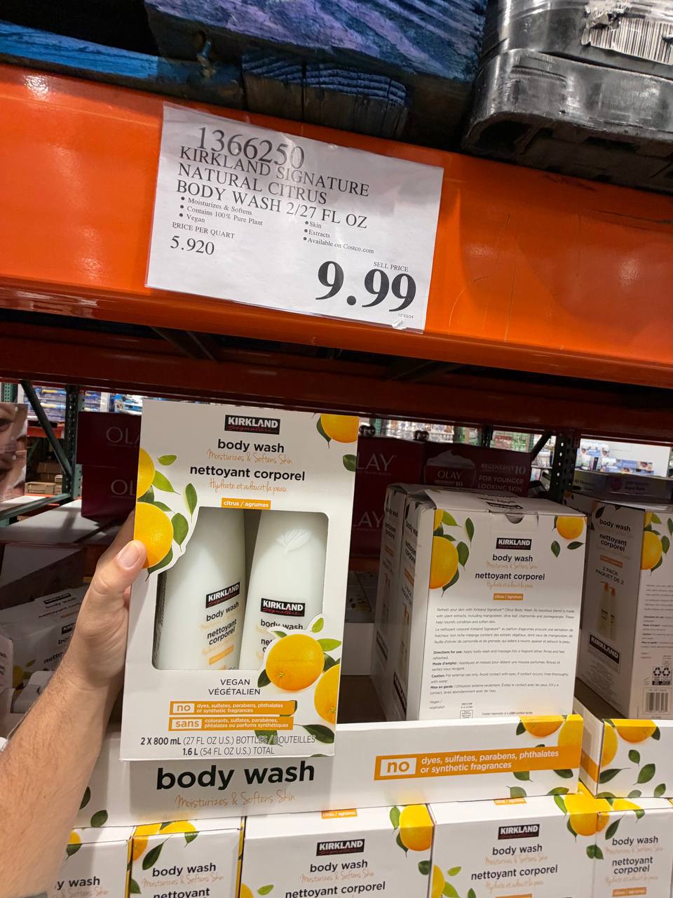 Costco - Kirkland Signature Natural Citrus Body Wash