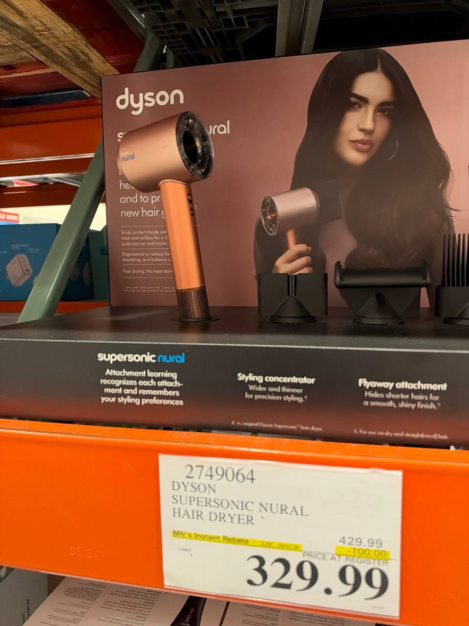 Costco - Dyson Supersonic Nural Hair Dryer