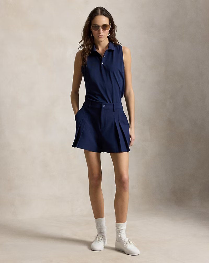 PRL Fem - Stretch-Twill Pleated Short