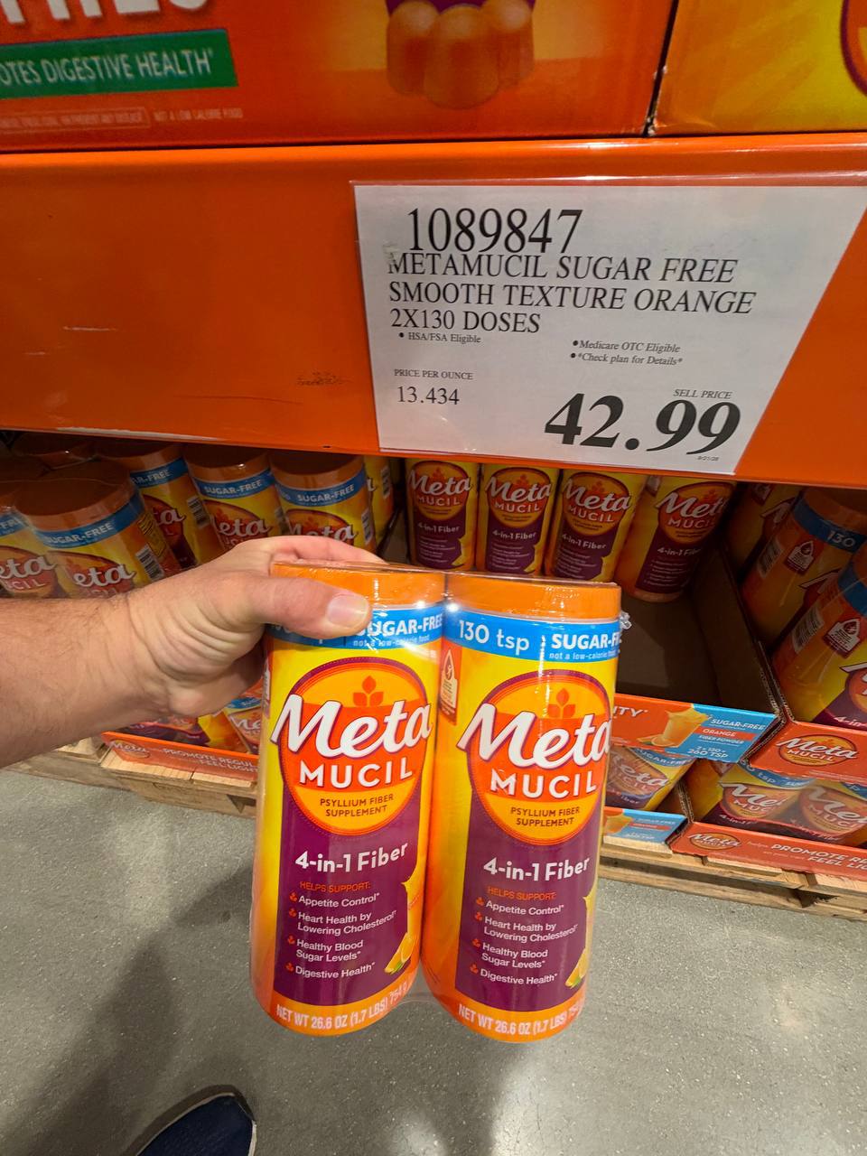 Costco - Meta Mucil 4 in 1 Fiber