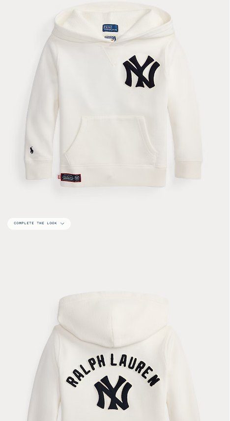 PRL Boy - Polo Ralph Lauren Yankees Fleece Hoodie