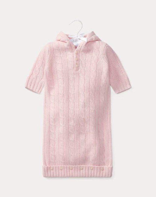 PRL- Cable-Knit Cashmere Bunting