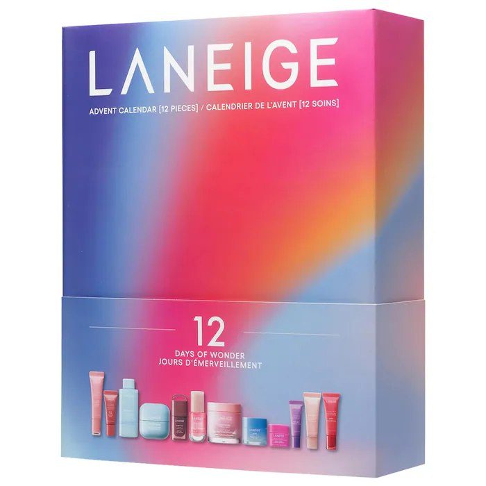 Sephora - LANEIGE 12 Days of Wonder Korean Skincare & Lip Favorites Advent Calendar