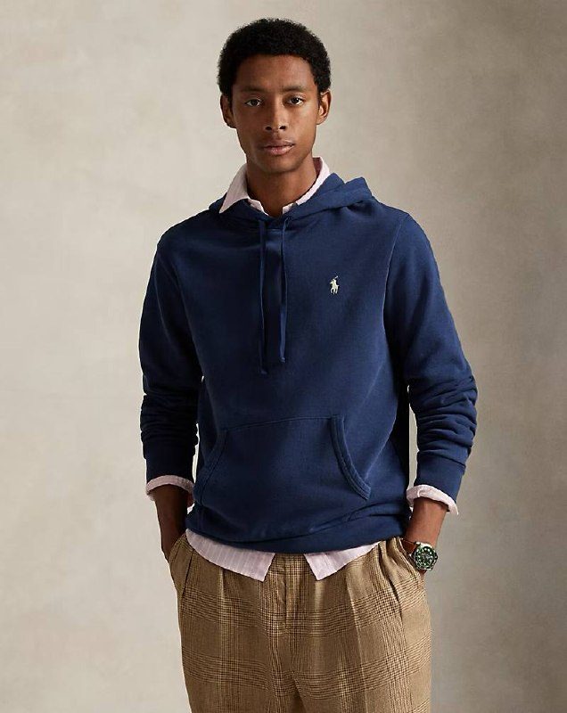 PRL Masc- Loopback Fleece Hoodie