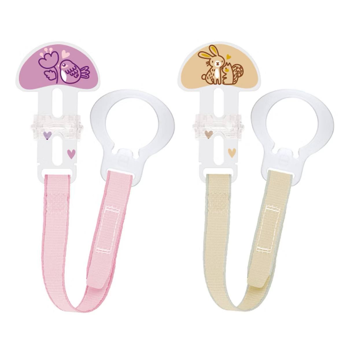 Target- MAM Pacifier Clip, All Ages - Pink - 2pk: BPA-Free