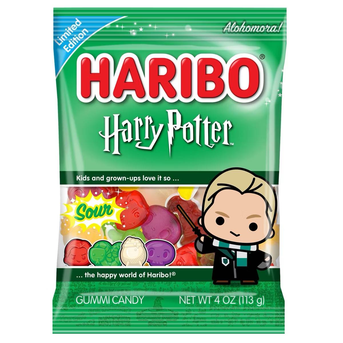 Target - HARIBO Harry Potter Halloween Sour Malfoy Chewy Gummy Candy - 4oz
