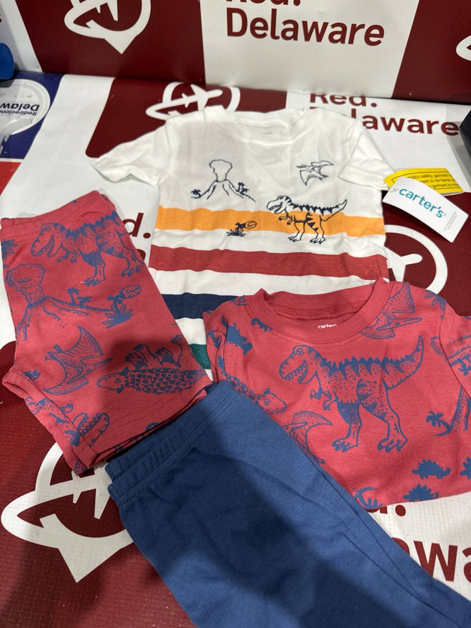 Carter’s set4 camiseta manga curta e short (D1)