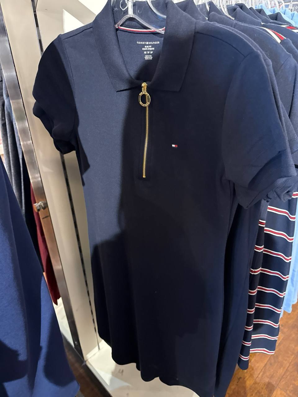 Tommy Fem - Vestido Polo Manga Curta